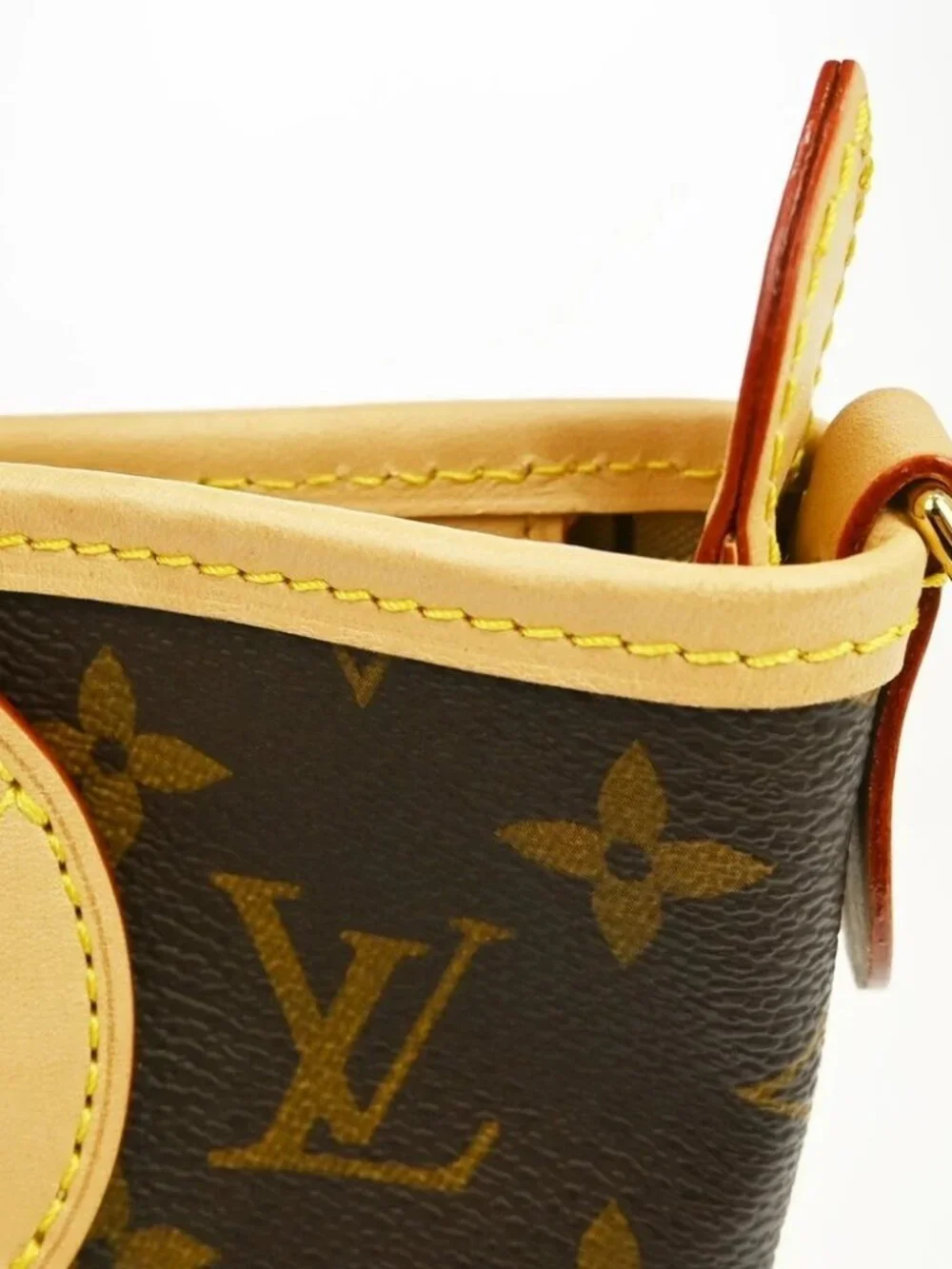 Louis Vuitton Monogram Neverfull BB Beige 2Way Handbag